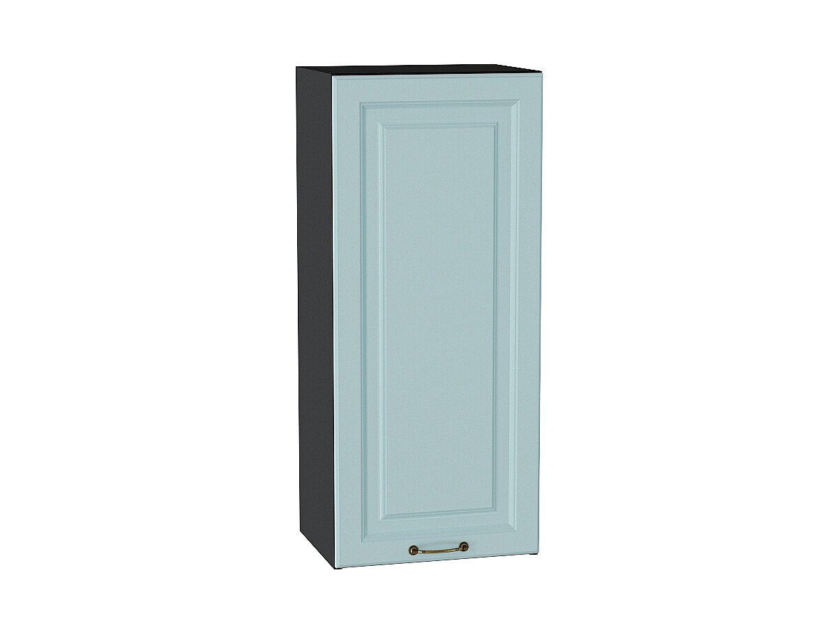 Шкаф верхний с 1-ой дверцей Ницца Голубой Graphite 920*400*318