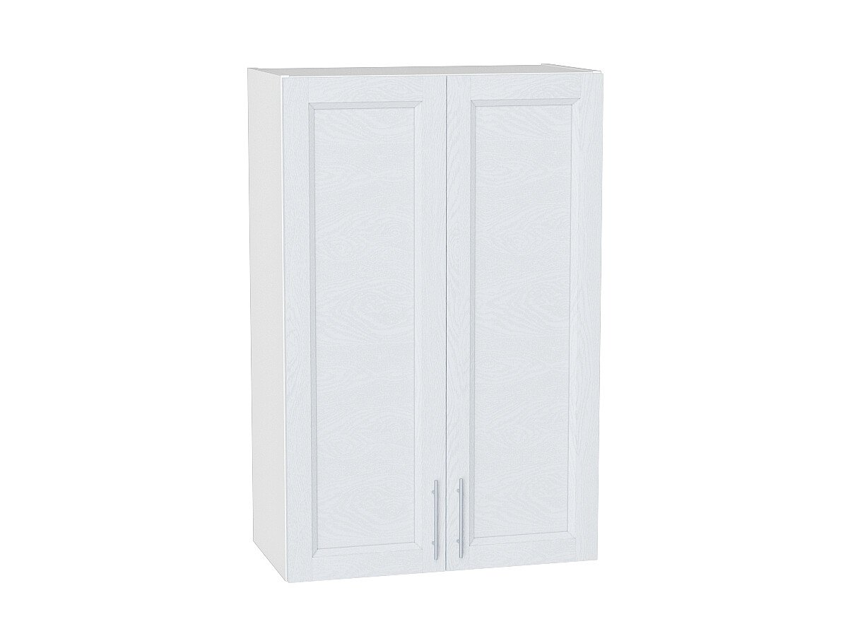 Шкаф верхний с 2-мя дверцами Сканди White Softwood Белый
