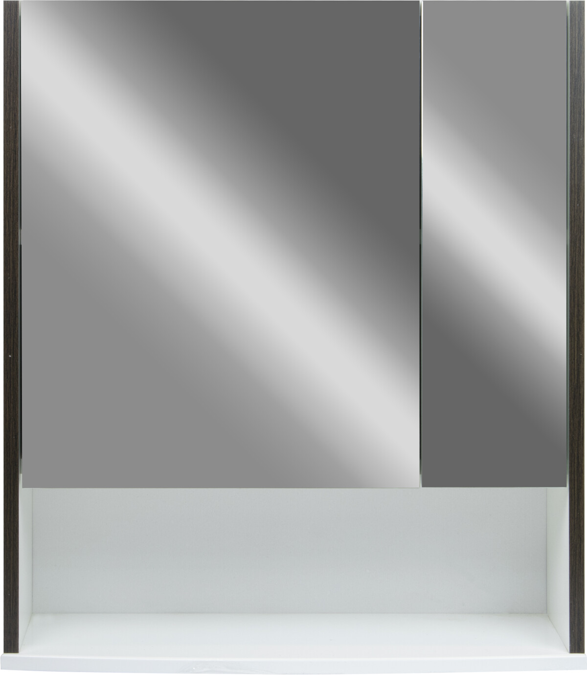 Зеркало-шкаф Астра 60, белый, венге