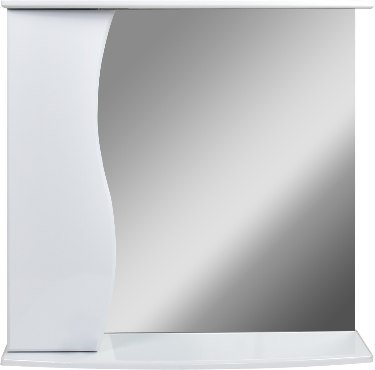 Зеркало-шкаф Волна 60 L,белый