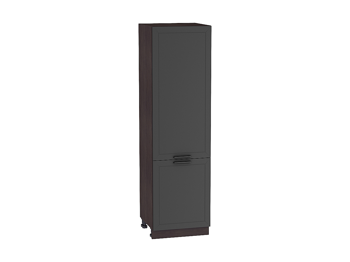 Шкаф пенал с 2-мя дверцами Глетчер 600Н (для верхних шкафов высотой 920) Маренго Силк-Венге