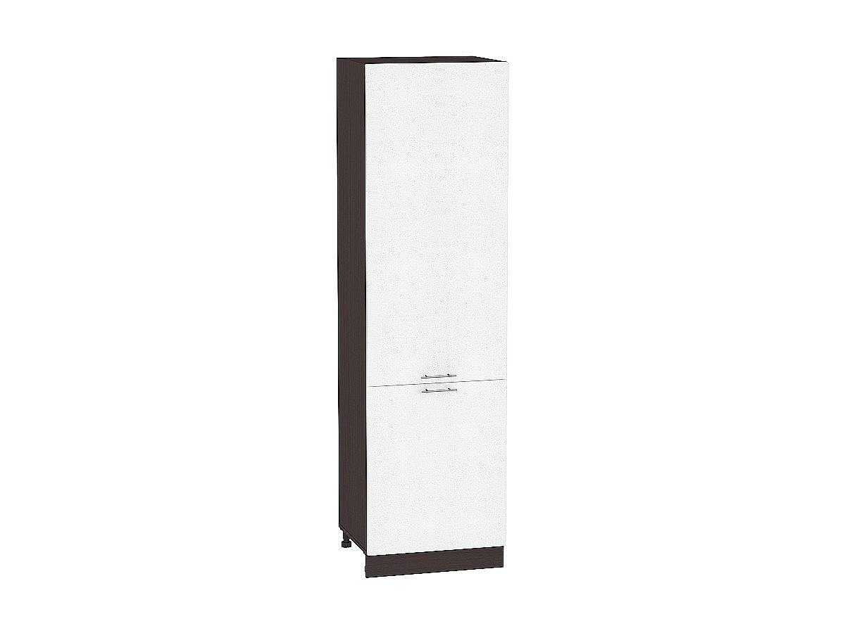 Шкаф пенал с 2-мя дверцами Валерия-М Белый металлик Graphite