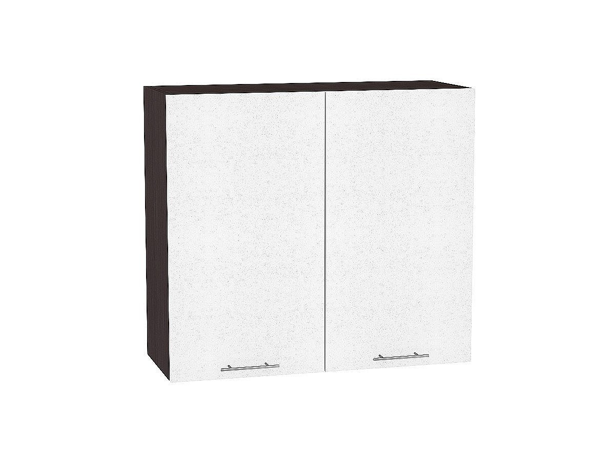 Шкаф верхний с 2-мя дверцами Валерия-М Белый металлик Graphite