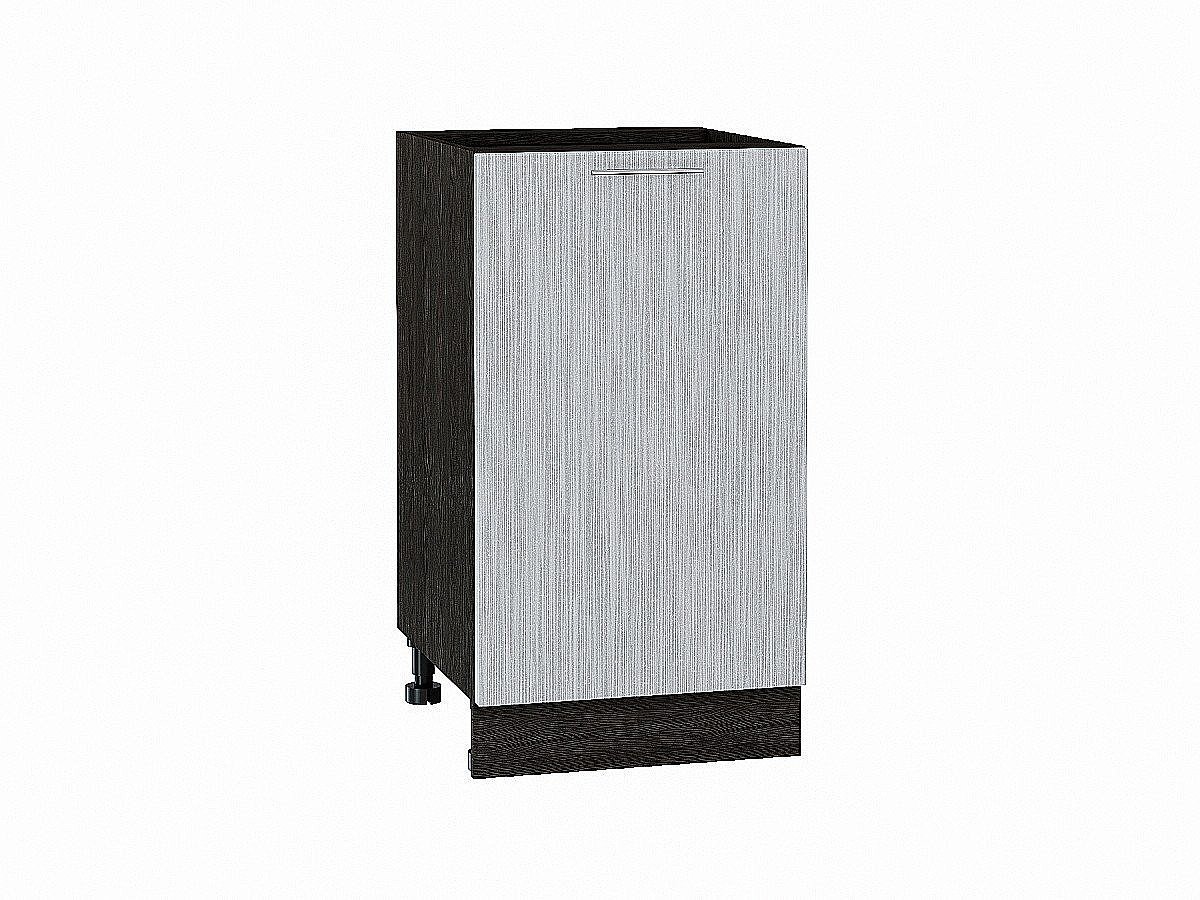 Шкаф нижний с 1-ой дверцей Валерия-М Серый металлик дождь светлый Graphite
