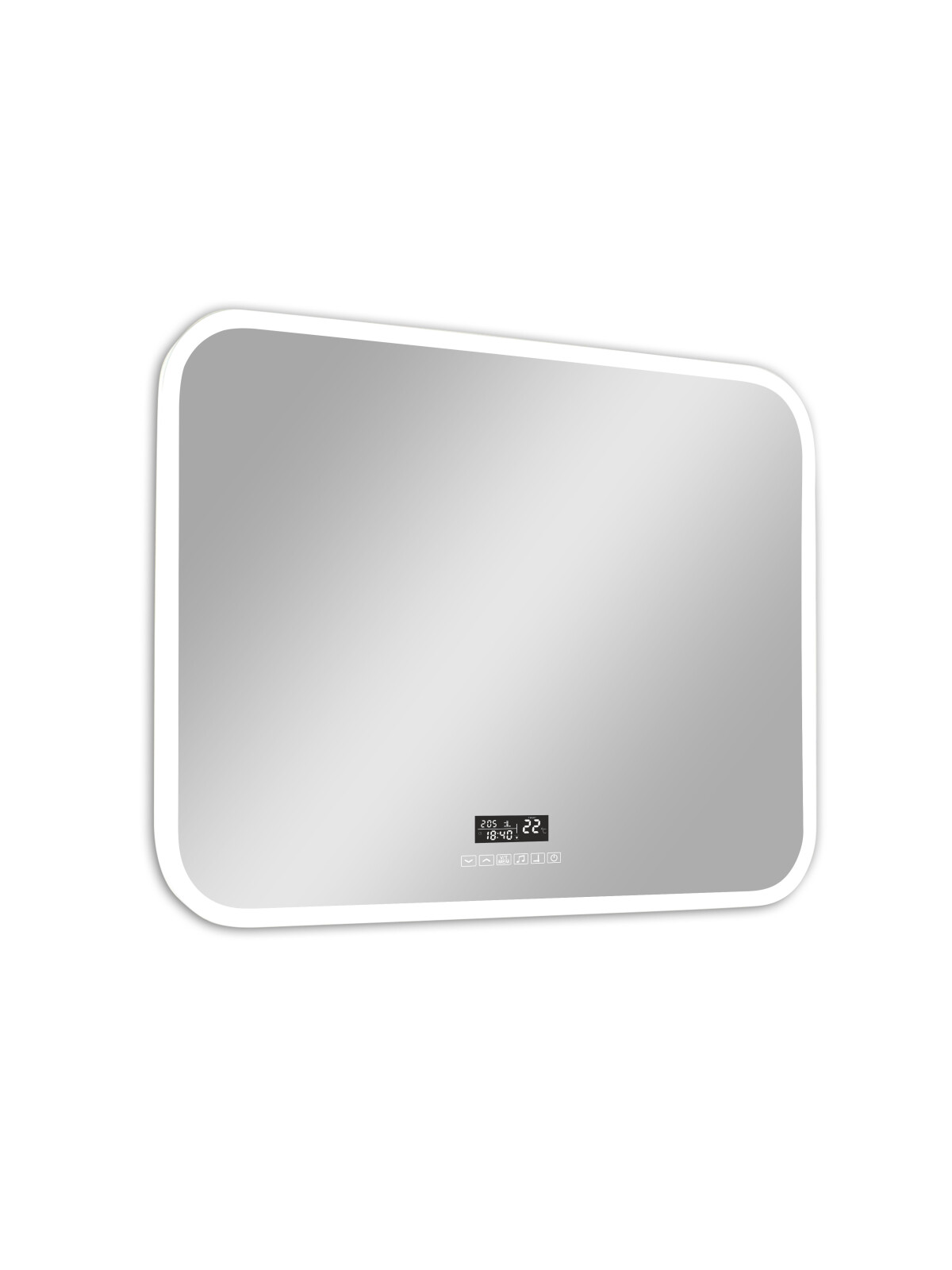 Зеркало "Demure LED" с многофункциональной панелью 800x600