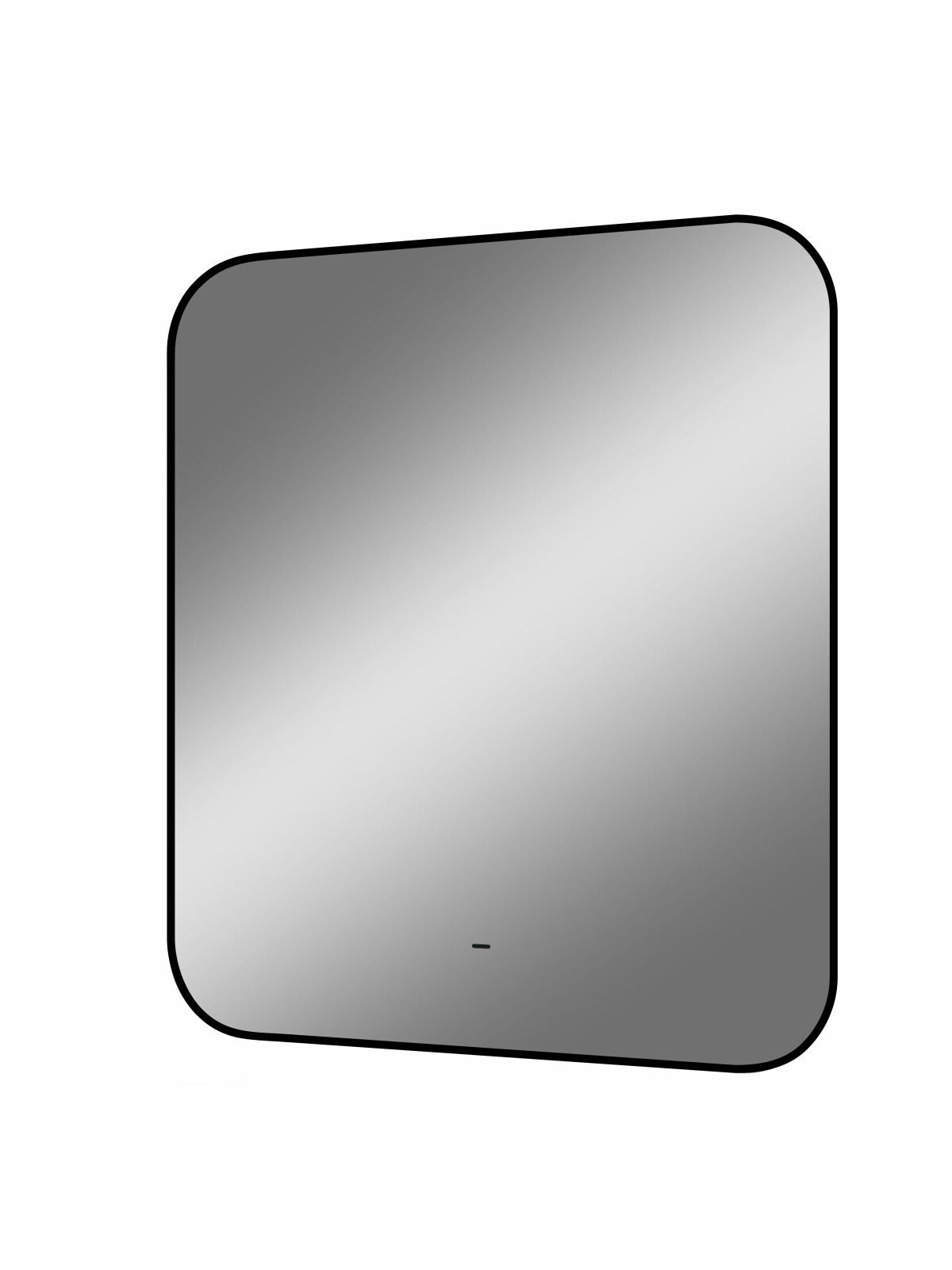 Зеркало "Torry Led" 600х700 с фоновой подсветкой, бесконтактным сенсором, черной окантовкой