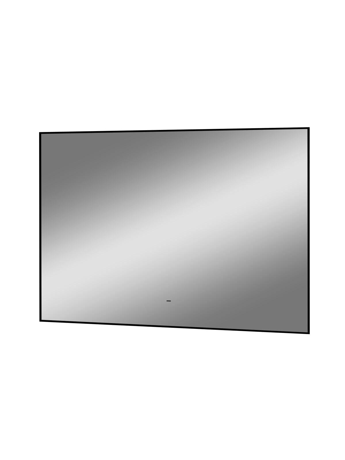 Зеркало "Amer Led" с фоновой подсветкой, бесконтактным сенсором, черной окантовкой 1000х700