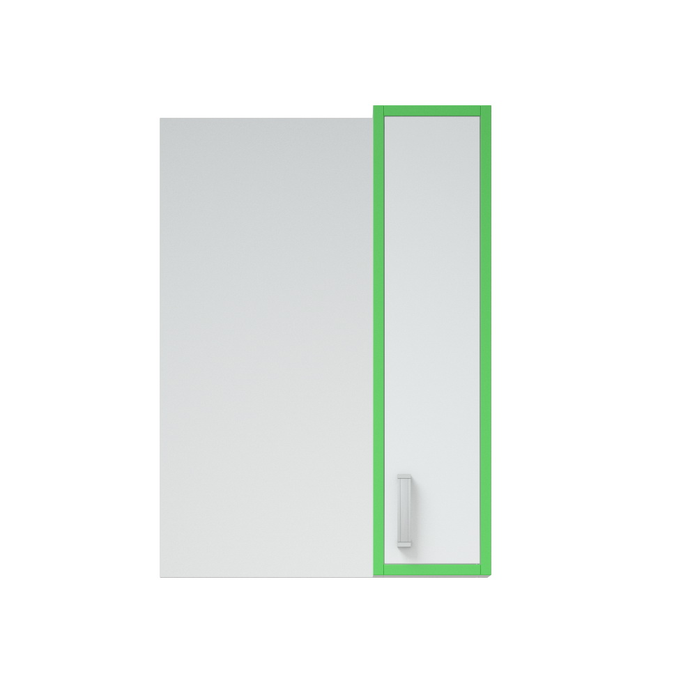 Зеркало-шкаф "Спектр 50" зеленое