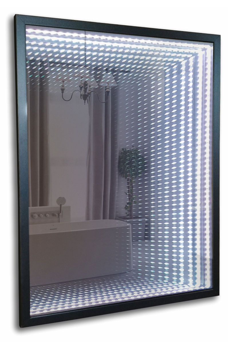 Зеркало SILVER MIRRORS 600*800 багетная рама, выключатель-датчик на движение Серенити (ФР-00001404)