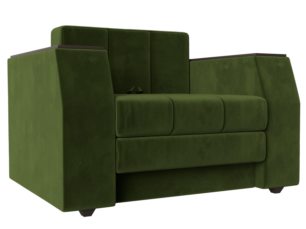Кресло-кровать Атлантида Микровельвет Зелёный