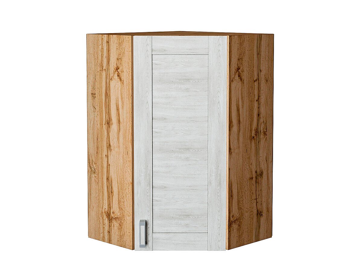 Шкаф верхний угловой Лофт Nordic Oak Дуб Вотан 920*600*600
