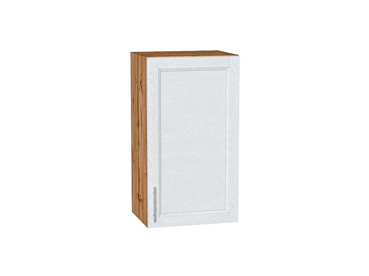 Шкаф верхний с 1-ой дверцей Сканди White Softwood Дуб Вотан 716*400*320