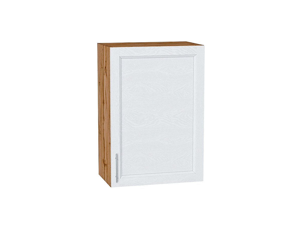Шкаф верхний с 1-ой дверцей Сканди White Softwood Дуб Вотан 716*500*320