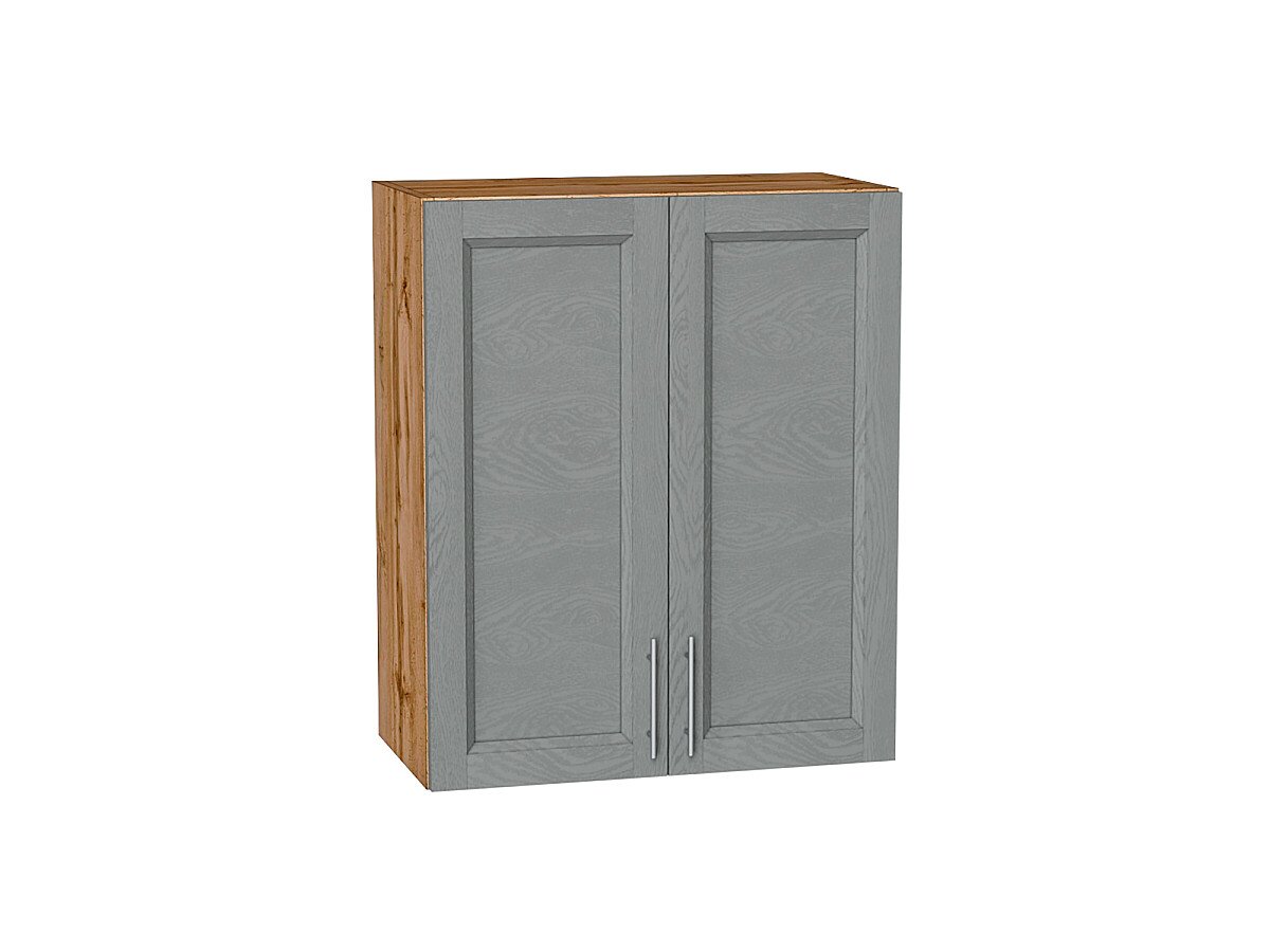 Шкаф верхний с 2-мя дверцами Сканди Grey Softwood Дуб Вотан 716*600*320