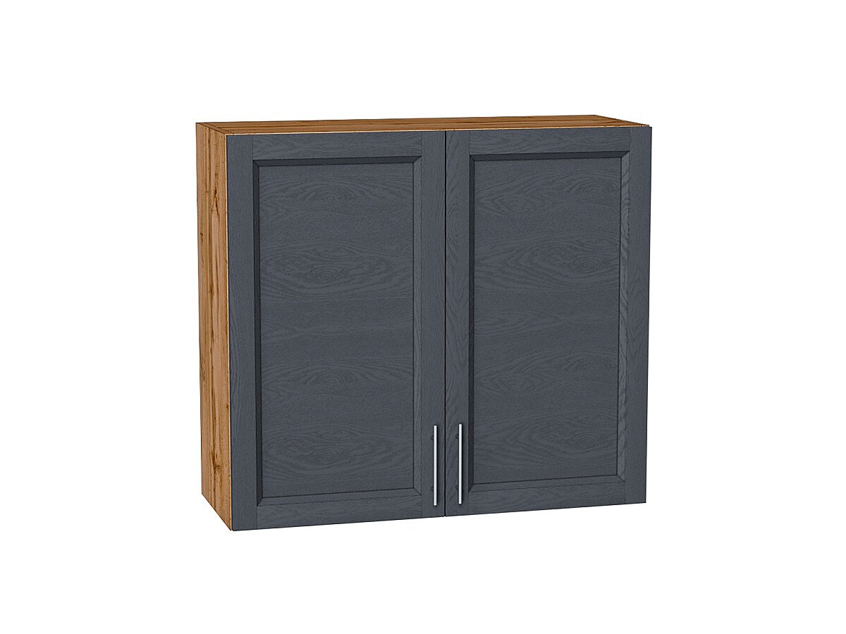 Шкаф верхний с 2-мя дверцами Сканди Graphite Softwood Дуб Вотан 716*800*318