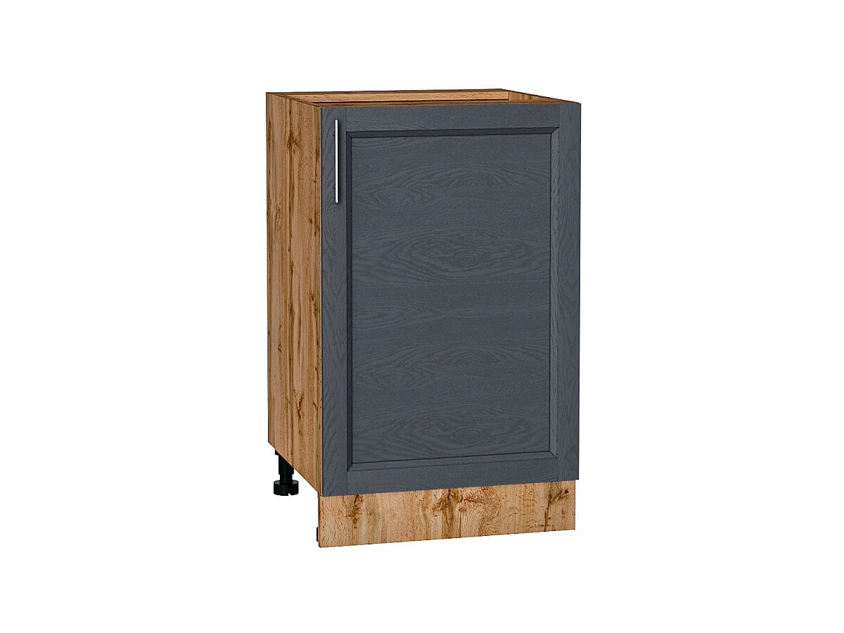 Шкаф нижний с 1-ой дверцей Сканди Graphite Softwood Дуб Вотан 816*500*480