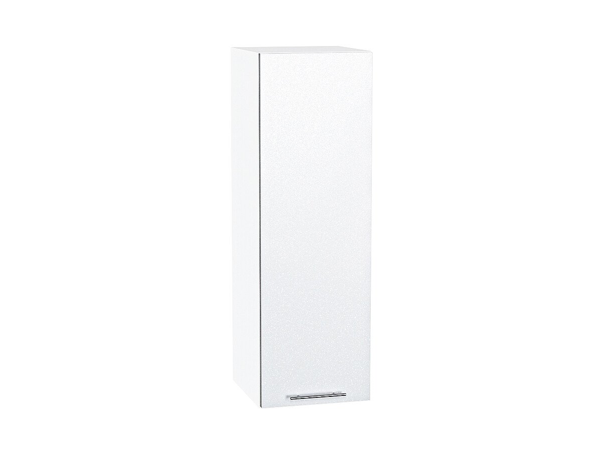 Шкаф верхний с 1-ой дверцей Валерия-М Белый металлик Белый 920*300*318