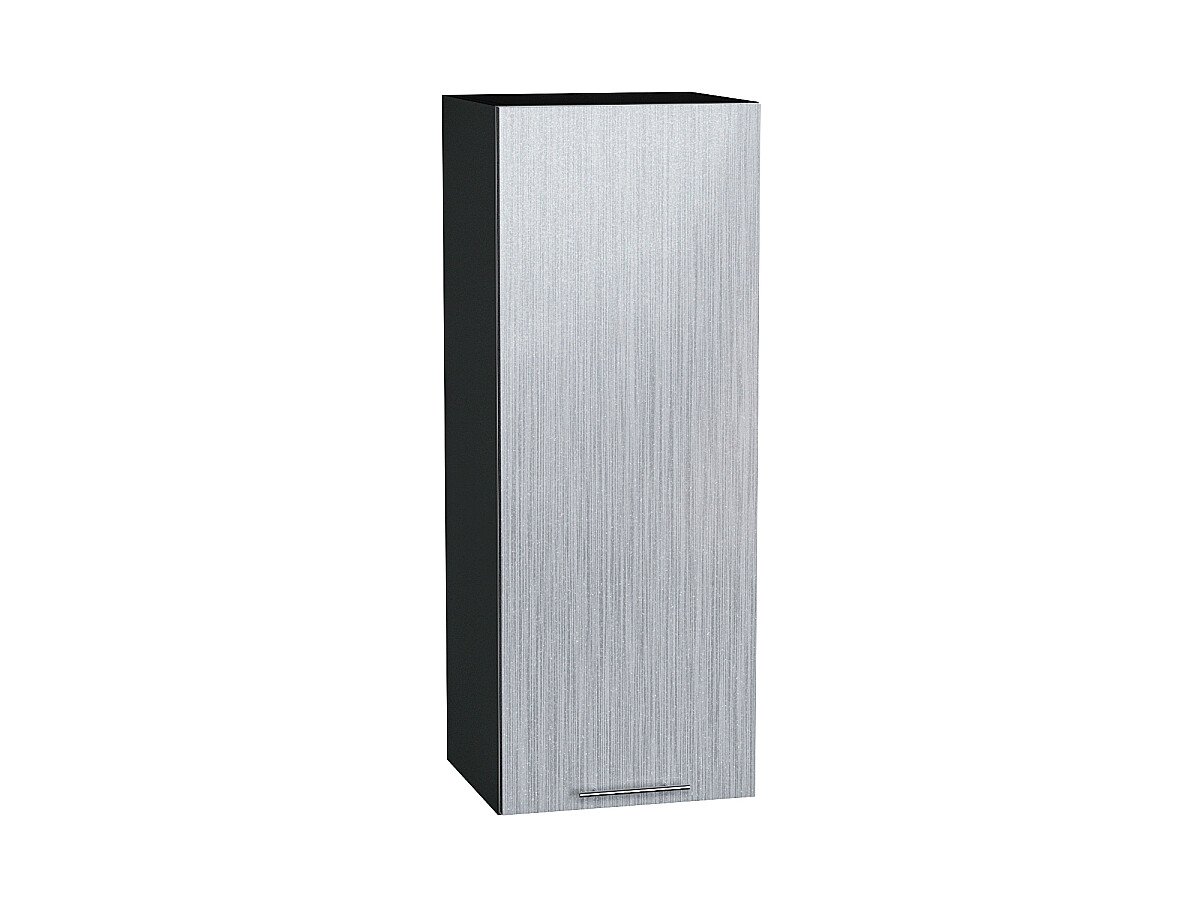 Шкаф верхний с 1-ой дверцей Валерия-М Серый металлик дождь светлый Graphite 920*350*318