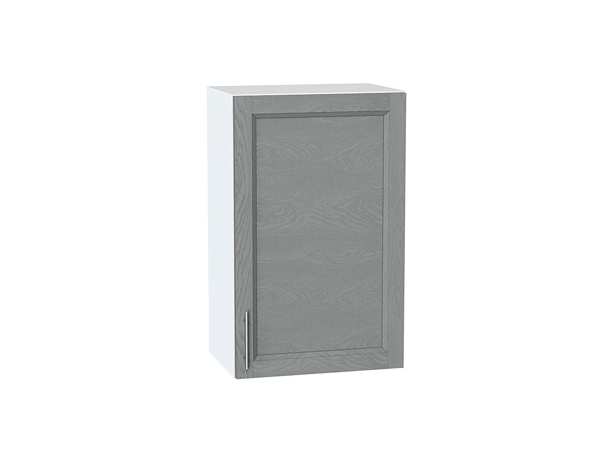 Шкаф верхний с 1-ой дверцей Сканди Grey Softwood Белый 716*450*320