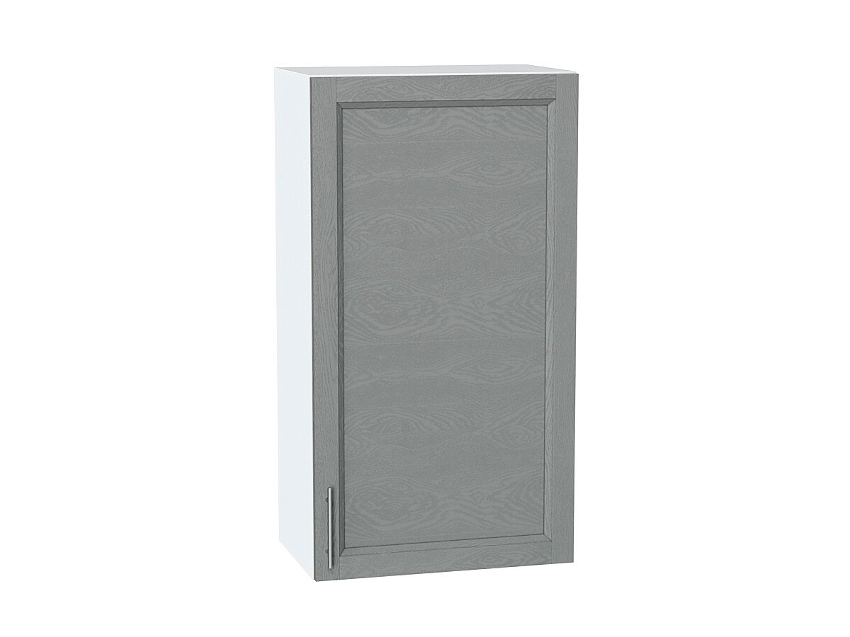 Шкаф верхний с 1-ой дверцей Сканди Grey Softwood Белый 920*500*320
