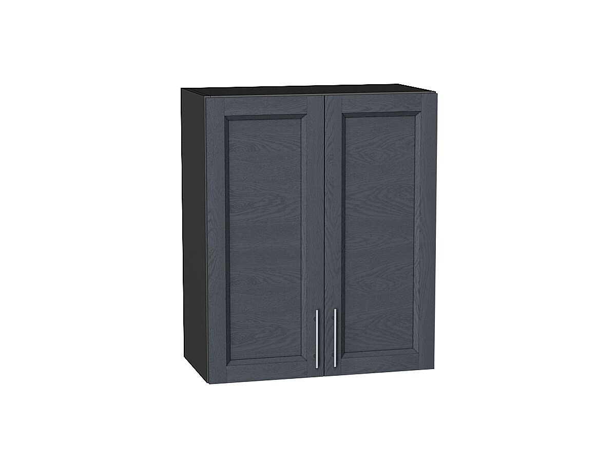 Шкаф верхний с 2-мя дверцами Сканди Graphite Softwood Graphite 716*600*320