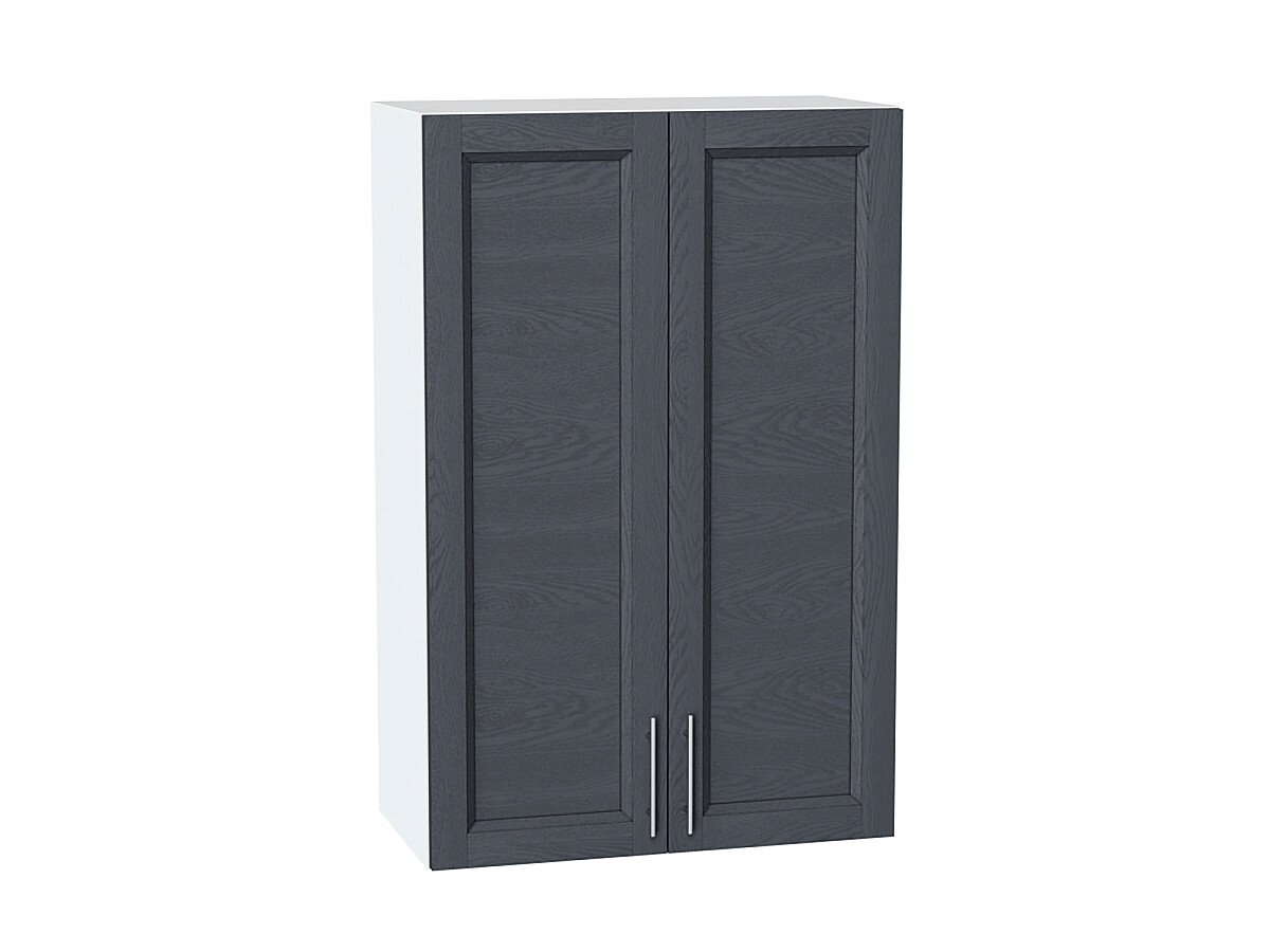 Шкаф верхний с 2-мя дверцами Сканди Graphite Softwood Белый 920*600*320