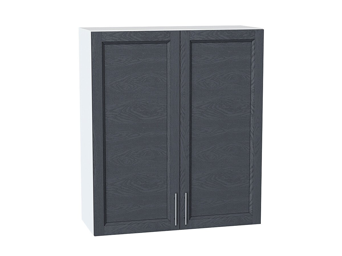 Шкаф верхний с 2-мя дверцами Сканди Graphite Softwood Белый 920*800*320