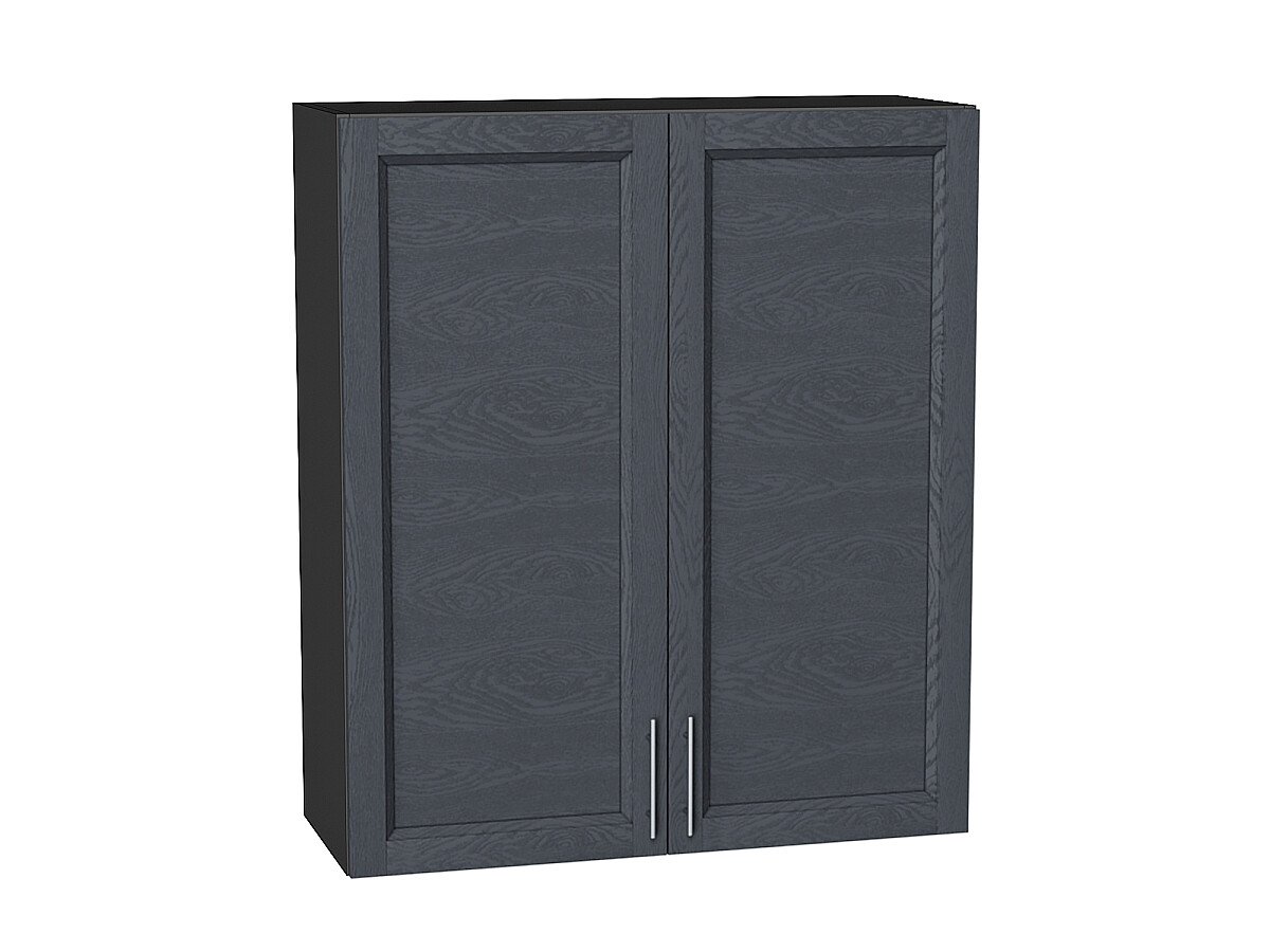 Шкаф верхний с 2-мя дверцами Сканди Graphite Softwood Graphite 920*800*320