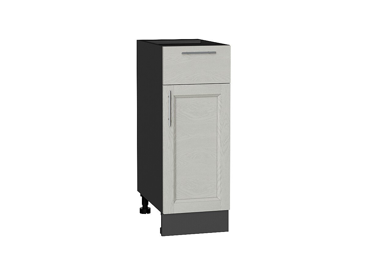 Шкаф нижний с 1-ой дверцей и ящиком Сканди Cappuccino Softwood Graphite 816*300*480