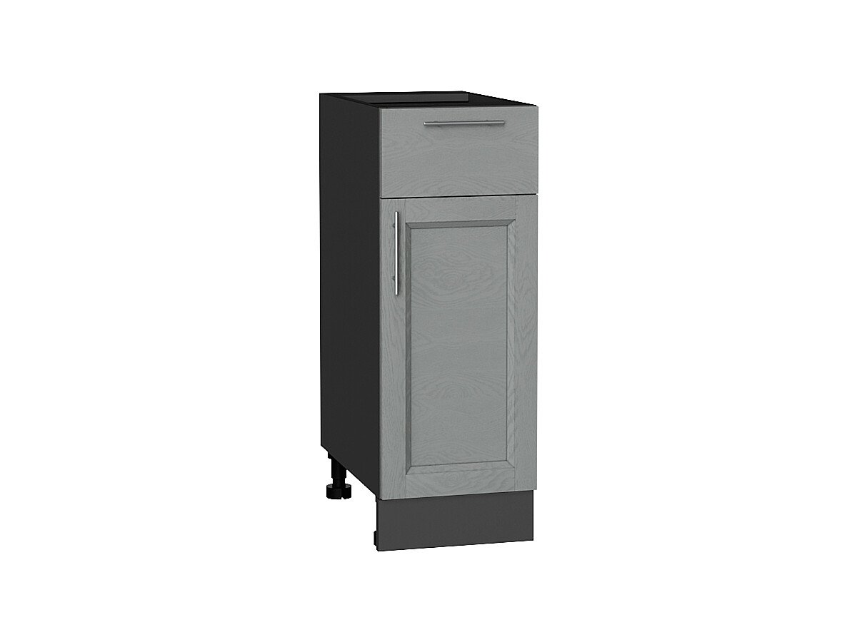 Шкаф нижний с 1-ой дверцей и ящиком Сканди Grey Softwood Graphite 816*300*480