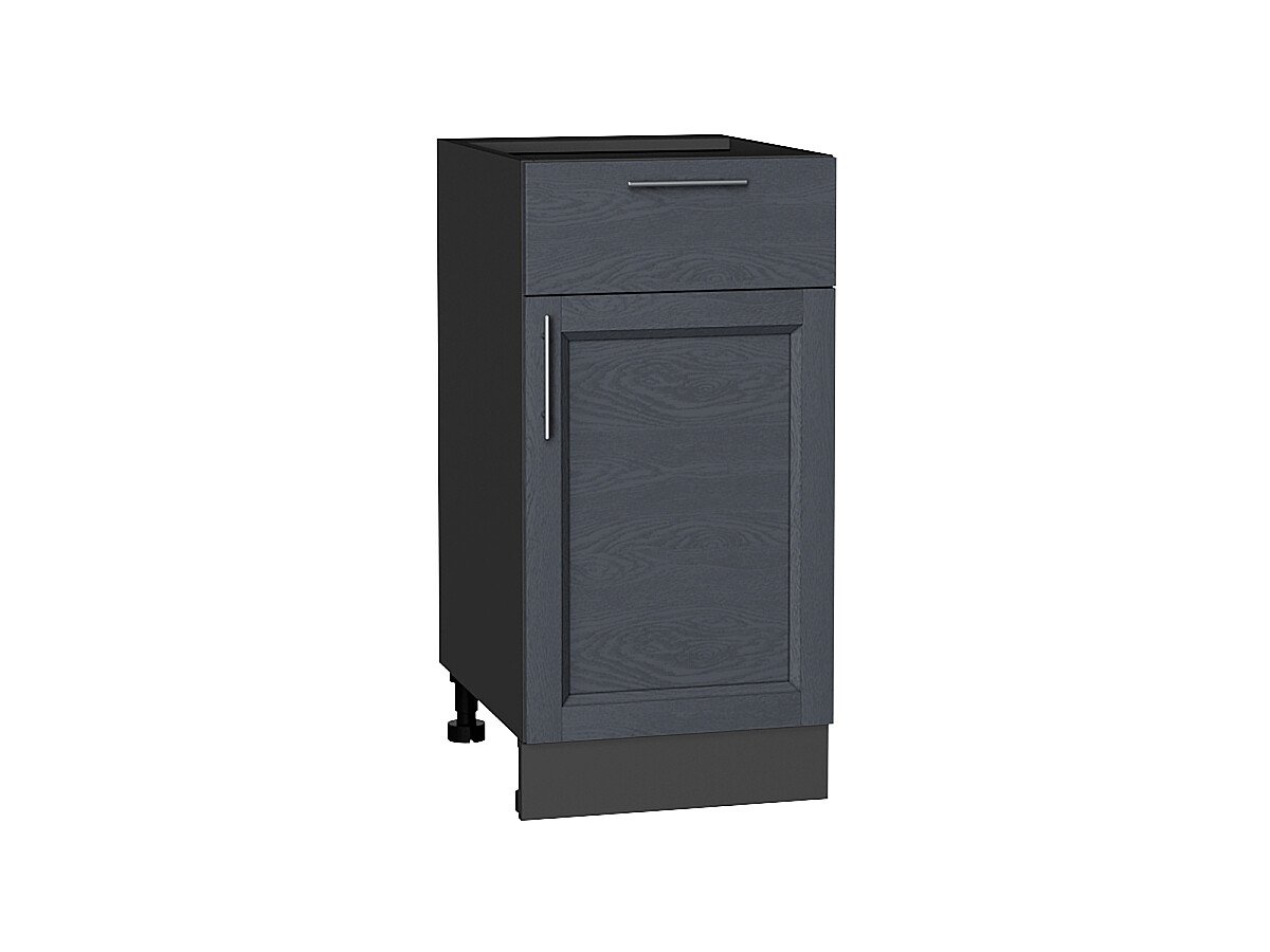Шкаф нижний с 1-ой дверцей и ящиком Сканди Graphite Softwood Graphite 816*400*480