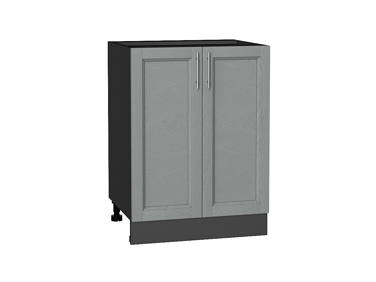 Шкаф нижний с 2-мя дверцами Сканди Grey Softwood Graphite 816*600*480