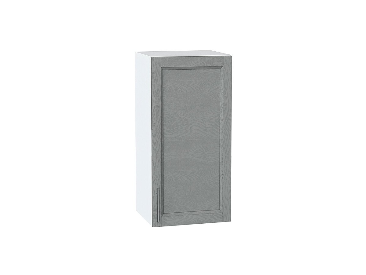 Шкаф верхний с 1-ой дверцей Сканди Grey Softwood Белый 716*350*320