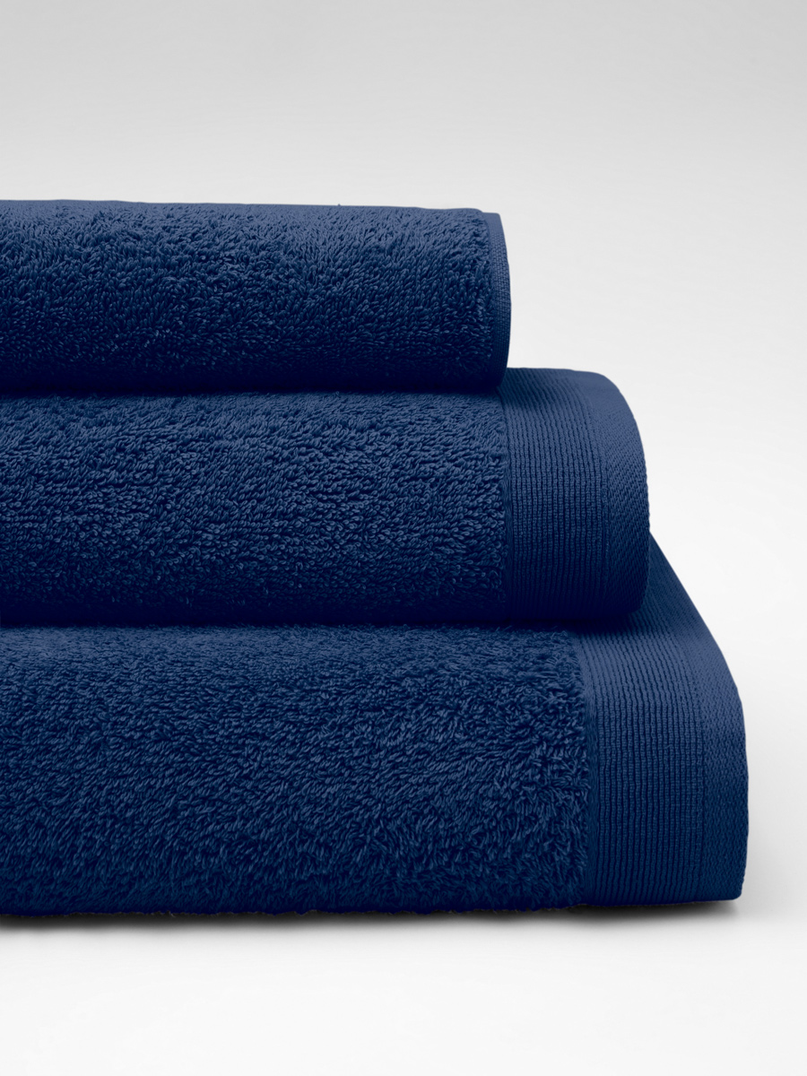 Полотенце, Guten Morgen, Ткань махровая, Цвет: Темно-Синий