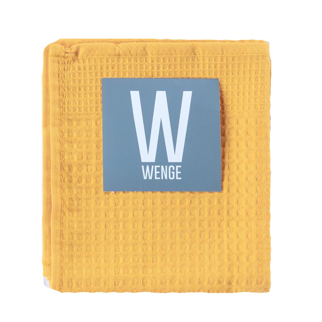 Комплект вафельных полотенец 35х60 (2 шт.) "Wenge" жёлтый