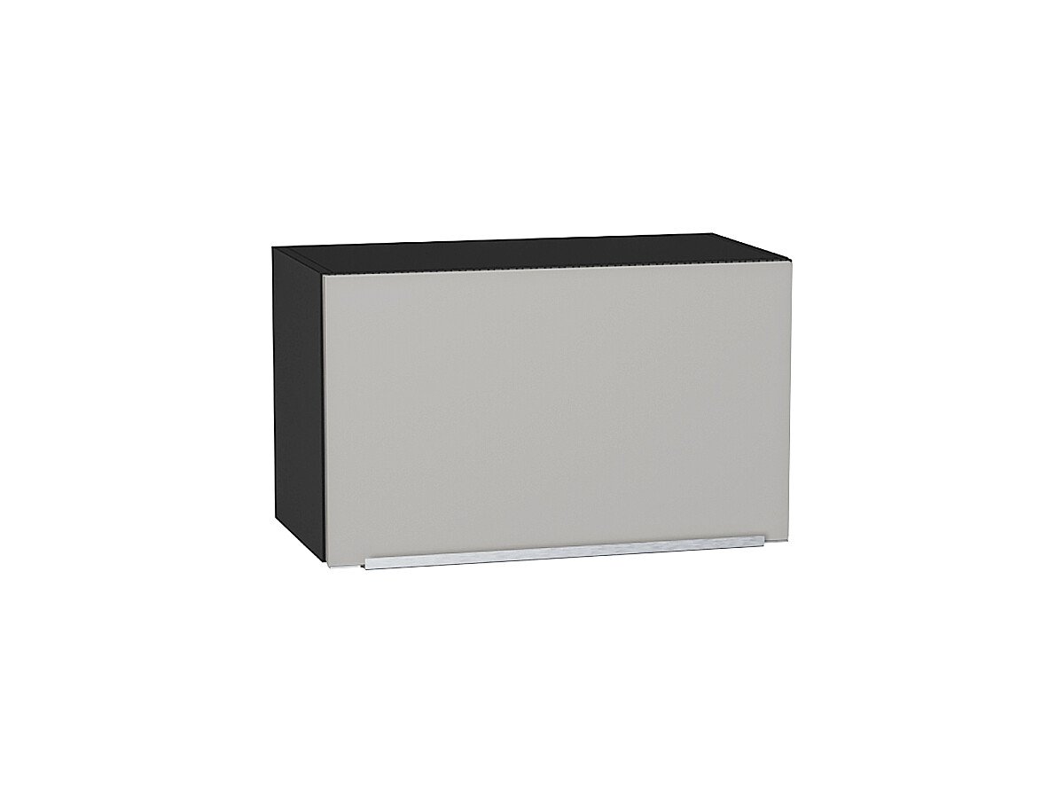 Шкаф верхний горизонтальный Фьюжн Silky Light Grey  Graphite 358*600*320