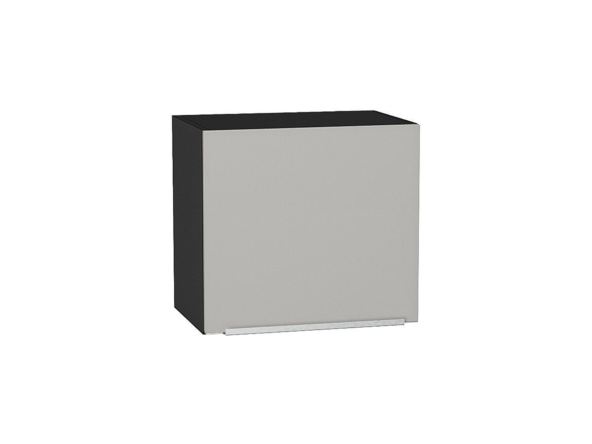 Шкаф верхний горизонтальный Фьюжн Silky Light Grey  Graphite 460*500*318