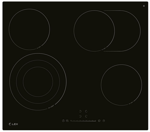 Варочная панель электрическая LEX EVH 642D BL