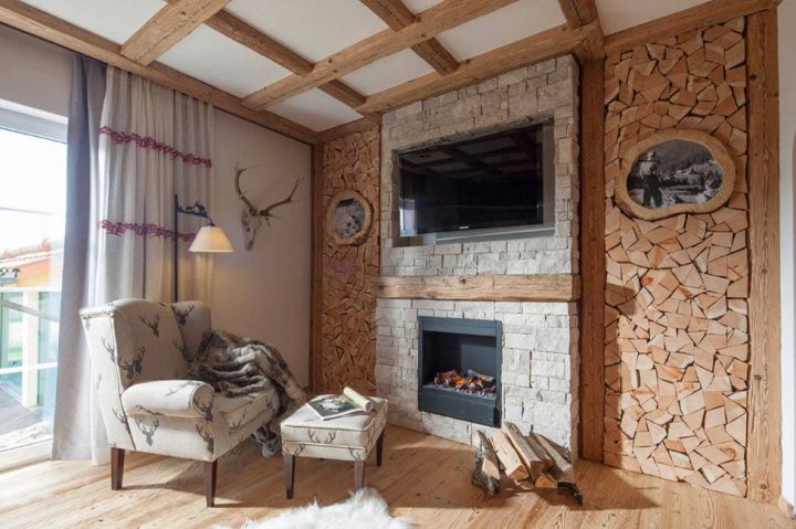 Внутренний дизайн деревянного дома из бревна. Интерьеры деревянных домов (35 фото)