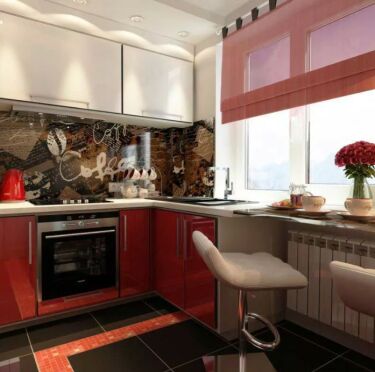 Дизайн кухни 7 кв м: 50 реальных фото в квартирах