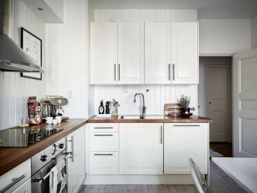 Дизайн белой кухни: 20 стильных примеров с фото