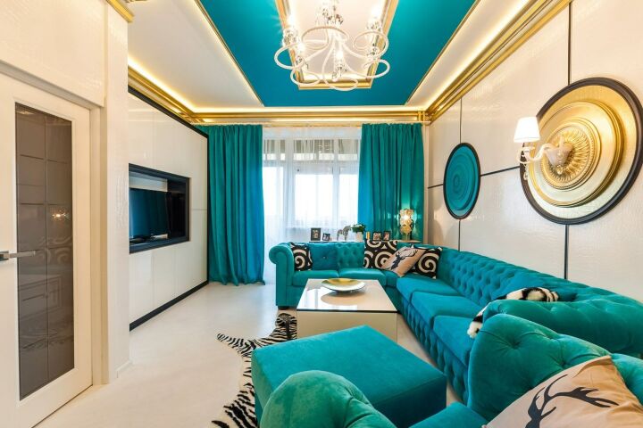 Дизайн спальни в бирюзовом цвете: 50+ фото примеров, полезные советы дизайнеров