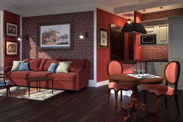 Бордовая гостиная: 80 фото лучших вариантов идеального сочетания бордового цвета