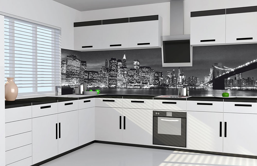 Кухня В Черно Белом Цвете Фото