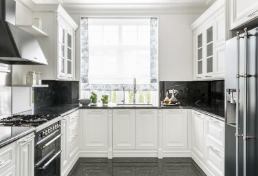 Черно-белая кухня (70 фото): идеи дизайна