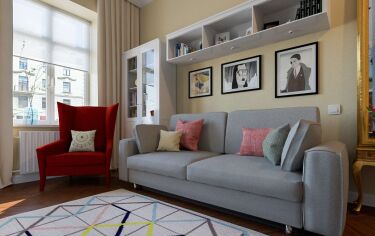 Как выбрать диван в гостиную: каркас, наполнитель, форма, ткань и цвет
