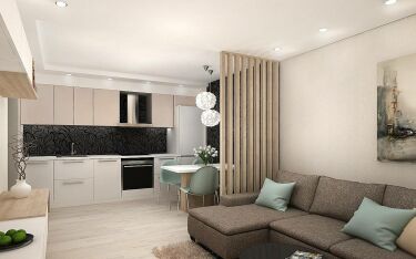Как обустроить стильную и современную кухню-гостиную на 20 кв.м?
