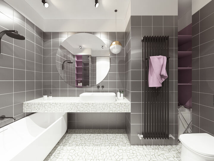 Современный дизайн ванной – нюансы и особенности