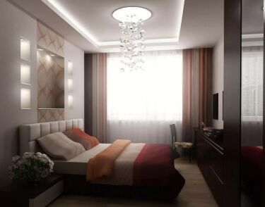 Планировка мебели в комнате с детской кроваткой