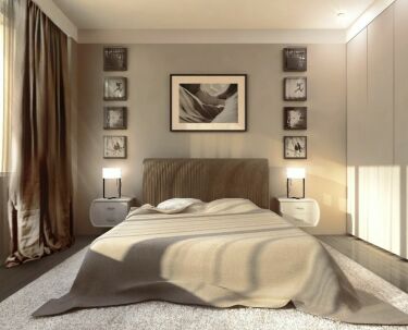 Планировка мебели в комнате с детской кроваткой